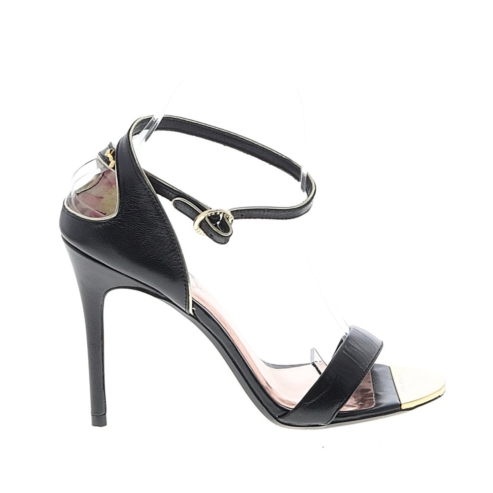 Ted Baker London Black and Gold Heels- Size 37
